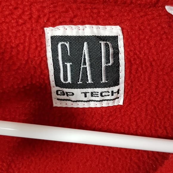 LARGE MENS GAP GP TECH JACKET RED/BLACK 226 - Picture 7 of 7